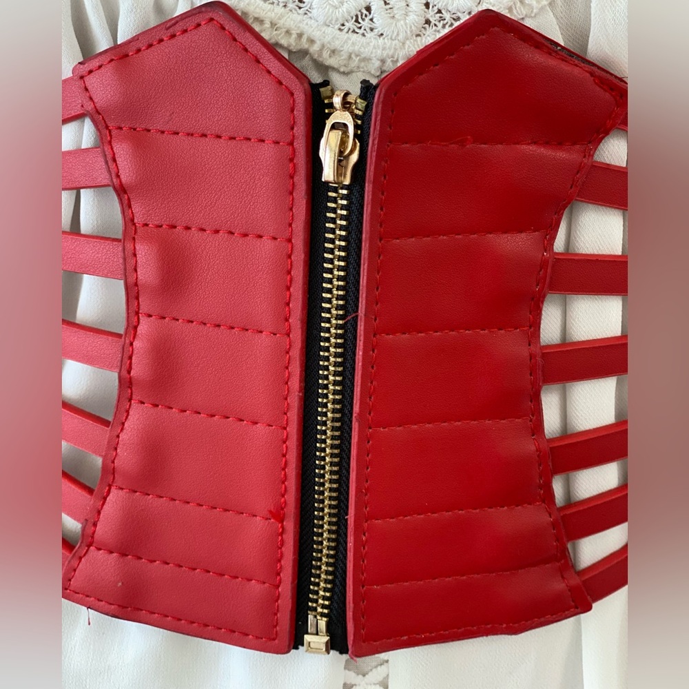 Fashion waist belt 31 inches long before stretch, fit up to waist size 34 inches - Picture 3 of 6